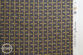 Charms Bamboo in Metallic Gold, Ellen Baker for Kokka Fabrics, Double Gauze Cotton Fabric, JG-42100-102C