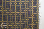 Charms Bamboo in Metallic Gold, Ellen Baker for Kokka Fabrics, Double Gauze Cotton Fabric, JG-42100-102C