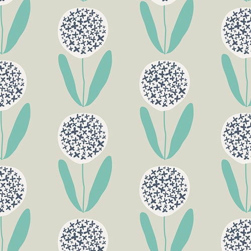 Curiosities KNIT Candied Lollies in Mint, Jeni Baker, Art Gallery Fabrics, Cotton and Spandex Fabric, K-29139