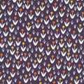 Morning Song Dotty Blooms in Dusk, Elizabeth Olwen, 100% GOTS-Certified Organic Cotton, Cloud9 Fabrics, 129712