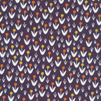 Morning Song Dotty Blooms in Dusk, Elizabeth Olwen, 100% GOTS-Certified Organic Cotton, Cloud9 Fabrics, 129712