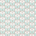 Morning Song Lazy Daisy in Turquoise, Elizabeth Olwen, 100% GOTS-Certified Organic Cotton, Cloud9 Fabrics, 130103