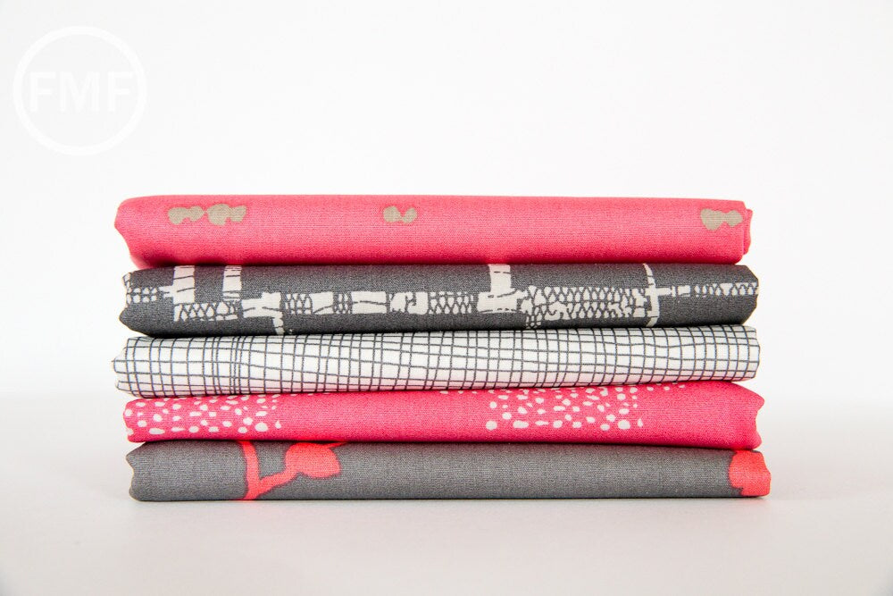 Imprint Morse Dot in Pink, Katarina Roccella, Art Gallery Fabrics, 100% Cotton Fabric, IMP-10453