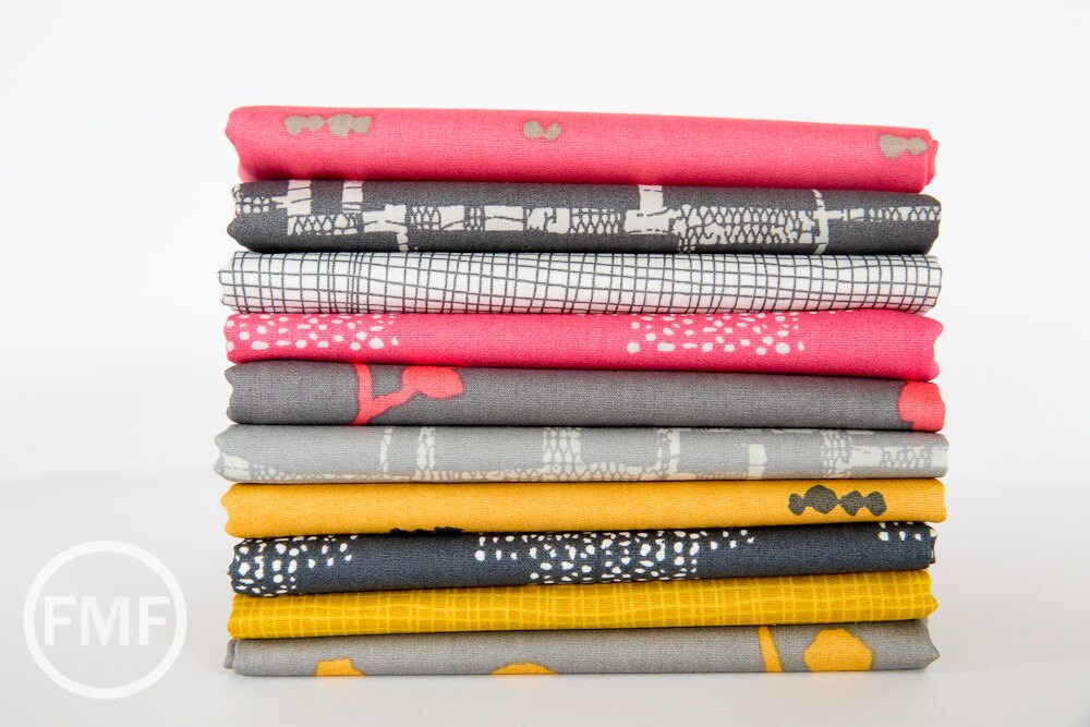 Imprint Morse Dot in Pink, Katarina Roccella, Art Gallery Fabrics, 100% Cotton Fabric, IMP-10453