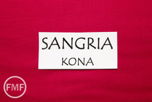 Load image into Gallery viewer, Sangria Kona Cotton Solid Fabric from Robert Kaufman, K001-481
