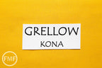 Grellow Kona Cotton Solid Fabric from Robert Kaufman, K001-476