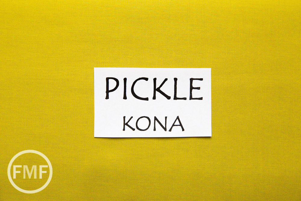 Pickle Kona Cotton Solid Fabric from Robert Kaufman, K001-480