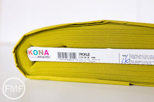 Pickle Kona Cotton Solid Fabric from Robert Kaufman, K001-480
