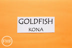 Goldfish Kona Cotton Solid Fabric from Robert Kaufman, K001-474