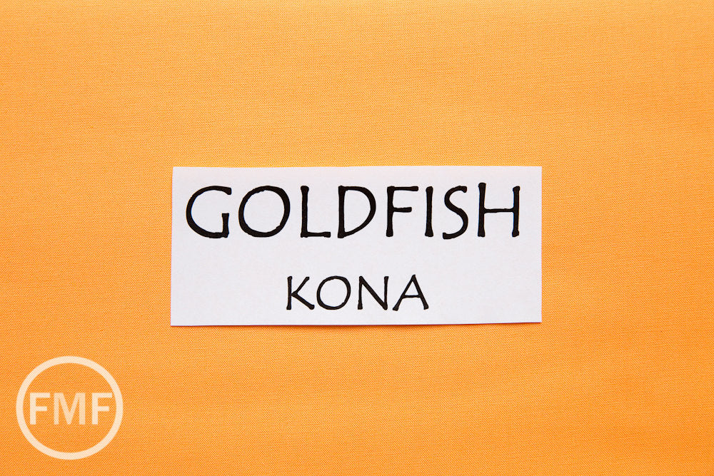 Goldfish Kona Cotton Solid Fabric from Robert Kaufman, K001-474