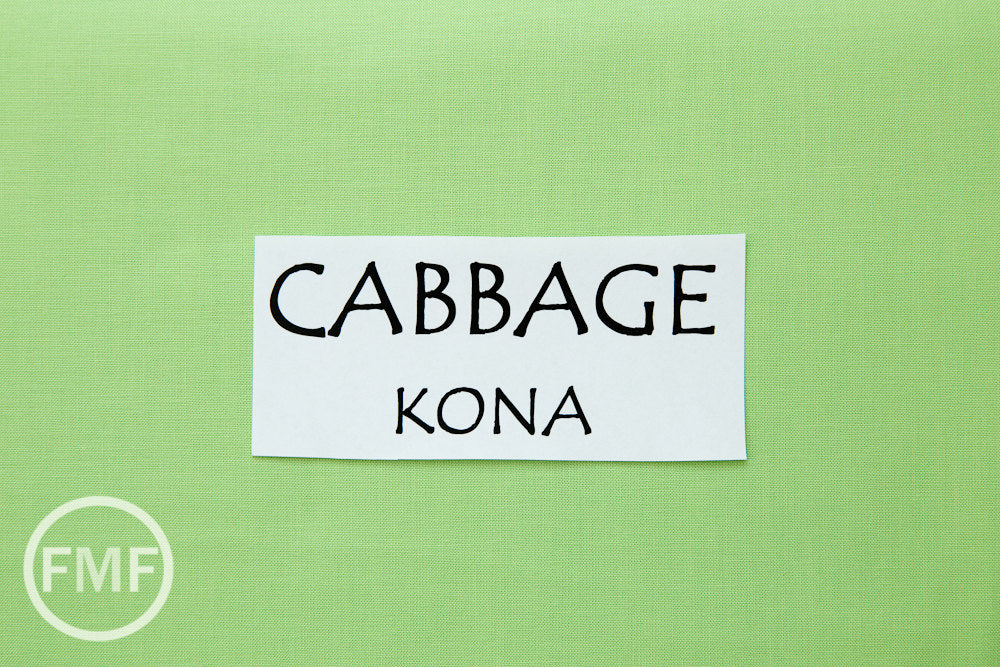 Cabbage Kona Cotton Solid Fabric from Robert Kaufman, K001-472