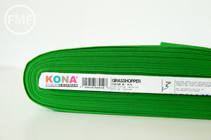 Grasshopper Kona Cotton Solid Fabric from Robert Kaufman, K001-475
