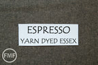 ESPRESSO Yarn Dyed Essex, Linen and Cotton Blend Fabric from Robert Kaufman, E064-1136