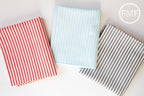 Animal ABCs Dotty Stripes in Baby Blue, Alyssa Thomas, Penguin and Fish, 100% Organic Cotton, Clothworks, Y-1690-29