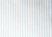 Load image into Gallery viewer, Animal ABCs Dotty Stripes in Baby Blue, Alyssa Thomas, Penguin and Fish, 100% Organic Cotton, Clothworks, Y-1690-29
