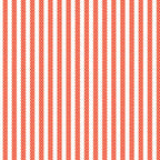 12-Inch End of Bolt Remnant Animal ABCs Dotty Stripes in Red, Alyssa Thomas, Penguin and Fish, 100% Organic Cotton, Clothworks, Y-1690-79