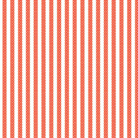 Animal ABCs Dotty Stripes in Red, Alyssa Thomas, Penguin and Fish, 100% Organic Cotton, Clothworks, Y-1690-79