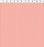12-Inch End of Bolt Remnant Animal ABCs Dotty Stripes in Red, Alyssa Thomas, Penguin and Fish, 100% Organic Cotton, Clothworks, Y-1690-79