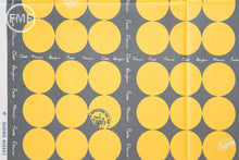 Load image into Gallery viewer, Suzuko Koseki French Small Dot in Grey and Yellow, Yuwa Fabric, 100% Cotton Japanese Fabric
