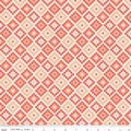 Woodland Spring Geometric in Coral, Design by Dani, Dani Mogstad, Riley Blake Designs, 100% Cotton Fabric, C4994-CORAL