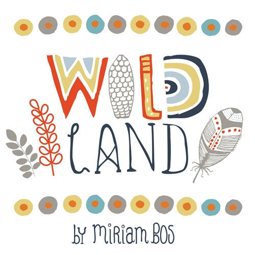 Wildland Patch, Miriam Bos, 100% GOTS-Certified Organic Cotton Poplin, Birch Fabrics, MI-01