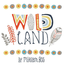 Load image into Gallery viewer, Wildland Patch, Miriam Bos, 100% GOTS-Certified Organic Cotton Poplin, Birch Fabrics, MI-01
