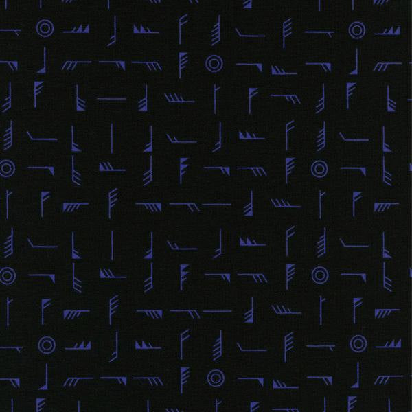 Zephyr 40 Knots in Midnight, Rashida Coleman Hale, Cotton+Steel, RJR Fabrics, 100% Cotton Fabric, 1925-2