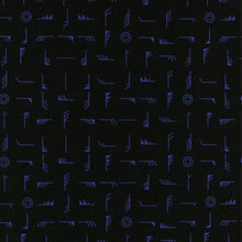 Load image into Gallery viewer, Zephyr 40 Knots in Midnight, Rashida Coleman Hale, Cotton+Steel, RJR Fabrics, 100% Cotton Fabric, 1925-2
