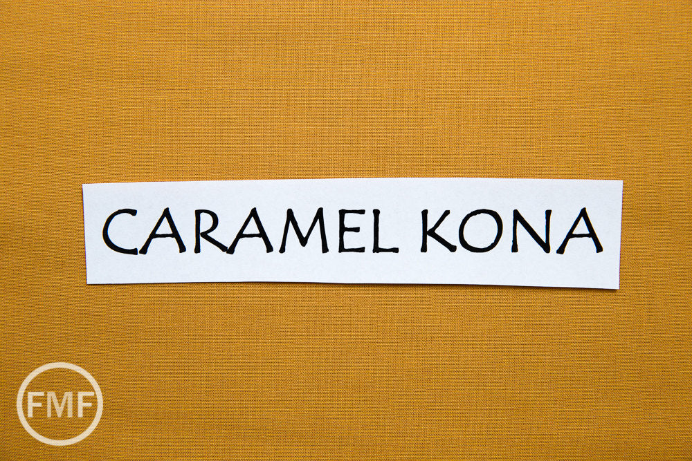 Caramel Kona Cotton Solid Fabric from Robert Kaufman, K001-1698