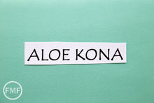 Load image into Gallery viewer, Aloe Kona Cotton Solid Fabric from Robert Kaufman, K001-197
