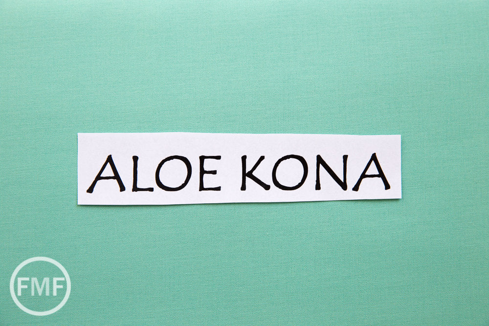 Aloe Kona Cotton Solid Fabric from Robert Kaufman, K001-197