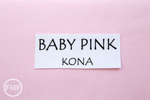 Load image into Gallery viewer, Baby Pink Kona Cotton Solid Fabric from Robert Kaufman, K001-189

