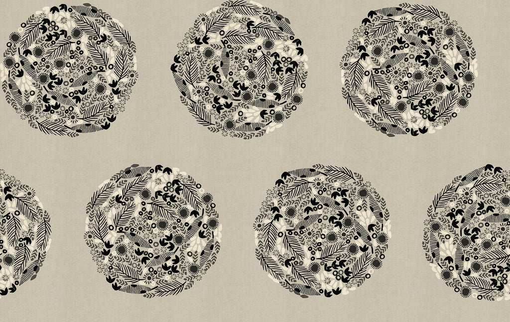 Homestead Bloom in White Pepper, Jeanne McGee, JE100-WP4U