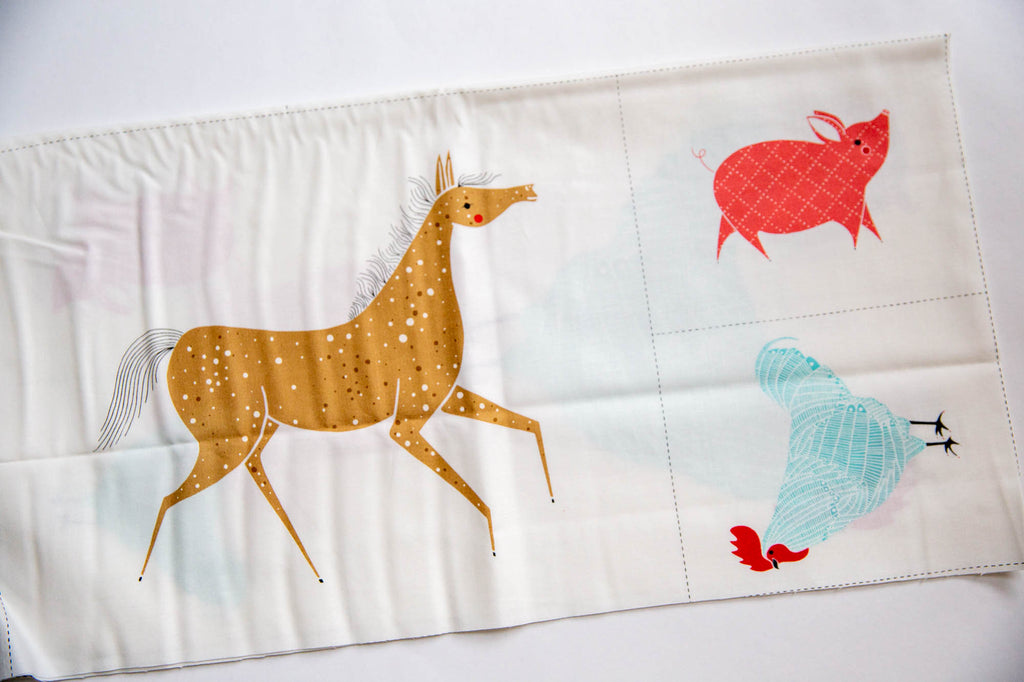 Farm Charm Panel in Multi, Gingiber, Moda Fabrics, 48290 11