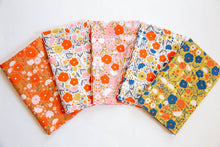 Load image into Gallery viewer, Words to Live By Peppy Petals in Cloud and Clementine, Gingiber, Moda Fabrics, 48321 23
