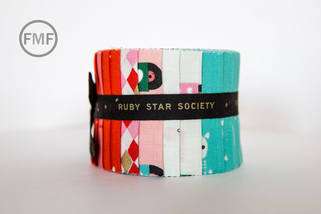 Flurry Junior Jelly Roll, Ruby Star Society, Moda Fabrics, RS5028JJR