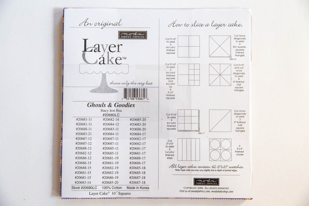 Ghouls and Goodies Layer Cake, Stacy Iest Hsu, 20680LC