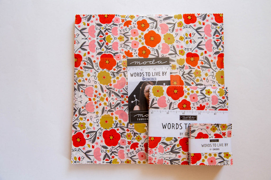 Words to Live By Charm Pack, Gingiber, 48320PP