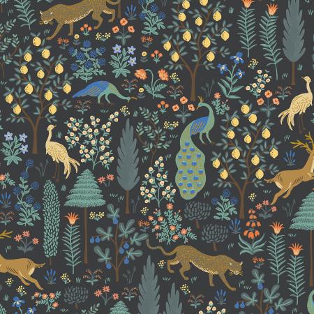 Camont Menagerie in Black Metallic, Rifle Paper Co., RP700-BK1M